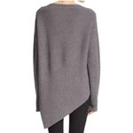 Brochu Walker  black wool blend asymmetrical knit sweater Photo 9