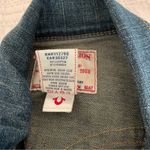 True Religion  Emily Dark Wash Western Jean Denim Jacket Women’s Size M Photo 3