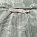 prAna  Leonardo Green White Floral Top Women’s Medium Photo 2