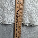 Victoria's Secret  White Floral Lace Chemise Sheer Slip Dress Mini M 90s Vintage‎ Photo 8