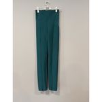 ZARA  Womens Studio Split Leg Cigarette Pants Metallic Green Size S Photo 2