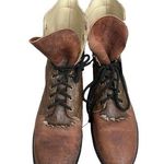 Laredo  Horse Riding Boots Lace Up Brown Leather Rodeo Competition Women'… Photo 0
