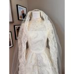 Vintage 60's 70's Victorian Lace Prairie Cottage Wedding Gown Dress High Neck Size undefined Photo 5