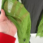 John Ashfield Green 100% Virgin Wool Scarf Lightweight Fringed Kelly Green Gaizy Photo 6