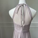 Amsale Aliki Bridesmaid Prom Formal Dress Gown Latte 4 Tan Photo 5