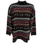 Vintage Croquet Clue Fair Aisle Sweater Cabincore Cozy Mountains Holiday S Brown Photo 1
