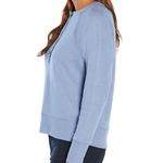 Gap Women's Henley Sweatshirt English Manor Blue, Small NWT Photo 2