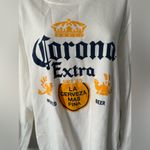 Corona Extra White and Yellow Logo Sweatshirt size L Size L Photo 3