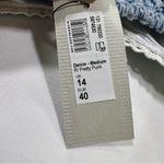 River Island NWT Denim Broderie Corset Top Photo 6