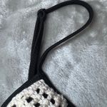 Victoria's Secret The Fabulous Crochet Trim Bikini Top Bra 32B Black Swimwear Photo 11