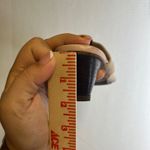 Donald J Pliner Vintage Y2K Women's Peach Beige Leather Heeled Sandals Size 10M Tan Photo 7