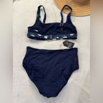 Draper James  x Lands' End‎ Navy Swimwear Photo 2