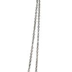 Lane Bryant Silver Tone Y Necklace Rhinestone Stations Long Layered Dainty Adj Photo 3