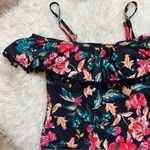Women Off Shoulder Swimsuits High Waist Bathing Suits Ruffle L Pink Size L Photo 4