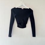 Aritzia  Yacine Black Cut Out Long Sleeve XS Photo 1