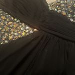 Terani Couture Rhinestone Cocktail Dress Black Size 6 Photo 5
