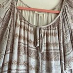 Millibon USA Bohme USA Patchwork Tank / White Print Multi Tiered Swing Mini Dress Size S Photo 4