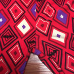 LuLaRoe  Women's Halloween  Red Bat Leggings Photo 1