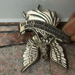 Pewter Guardian Angel Never Drive FasterThan Your Guardian Angel Can Fly Pendant Silver Photo 2