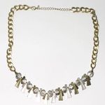 Jewel Gold Silver Statement Necklace Photo 0
