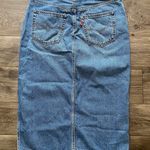 Levi's  Women's Side Slit denim jeans Skirt Artist Divided Photo 4
