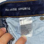 American Eagle  Hi-Rise Shortie Distressed Cut Off Jean Shorts Size 0 Photo 6