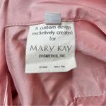 Vintage Mary Kay Consultant Jacket Smock Pink Large L 1988 Long Sleeve Satin Photo 6