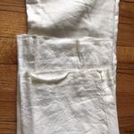 Bebe Vintage y2k Linen Trousers Satin Casual Coastal minimalist preppy cottage Western Dressy Pants Wide Bootcut Flare Photo 7