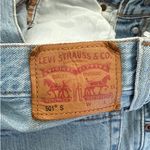 Levi's  Skinny Jeans Distressed 501's Size 24 Blue Photo 3