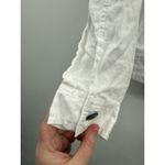 Jones New York White Linen Jacket Women's Small Button Front Lightweight Casual Photo 5