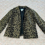 Neiman Marcus Leopard Print Jacket | Size M | Excellent Photo 0