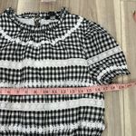 J.Crew daisy chain peplum gingham blouse brand new size small Photo 6