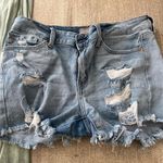 Just USA Denim Distressed Denim Shorts Photo 0