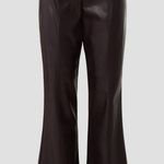 Love, Whit by Whitney Port Faux Leather Size 14 Pants ** Repair On A Tear Noted Brown Photo 1