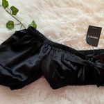 Forever 21 Black Off the shoulder satin top Photo 1