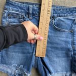 American Eagle Outfitters Hi Rise Shortie Next Level Stretch Jean Shorts Size 2 Photo 2