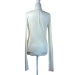 Eterne Long Sleeve Fitted Top in Cream X Photo 6
