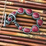 Lucky Brand Red Stone Bracelet Photo 2