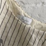 L'Academie  The Cecile Top in White & Black stripe xs Photo 6
