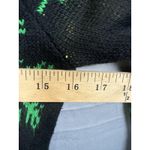 No Boundaries  Sweater Womens Small Black Ugly Christmas Tree Tinsel 3D Pom Pom Photo 3