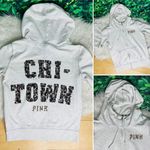 PINK - Victoria's Secret PINK VS Chi - Town fall / winter sequin casual hoodie front full zip size S Photo 1
