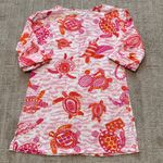 Gretchen Scott orange /pink Turtle Swim Coverup sz S Pink Photo 3
