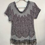 Free People  Kilm Swing Fringe Knit Wool Blend Boho Top Photo 1