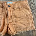 Free People Women's Orange Frayed Edge Shorts 0 Photo 8