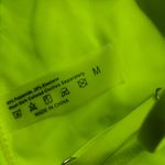 New! Neon Lime Green Open Tummy Thong One Piece Swimsuit Size M Photo 1