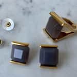 Lele Sadoughi  Gray and Gold earrings ring  Jewelry Set Photo 1