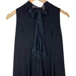 Signature By Robbie Bee black sleeveless tie neck crochet lace midi dress PS Size undefined Photo 6