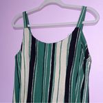 Lush Clothing Lush Mini Dress Women Size M Linen Button Up Stripe Casual Preppy Coastal Boho Photo 7