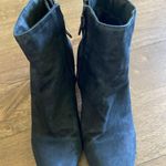 Black suade booties Size 7.5 Photo 3