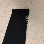 Athleta Black Criss Cross Cutout Capri Leggings Photo 2